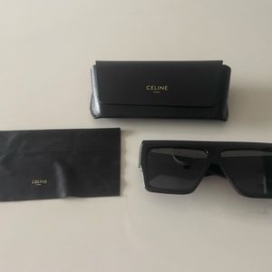 CELINE 60MM Flat-Top Square Sunglasses